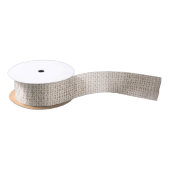 Rustikaler Burlap Satinband (Spule)