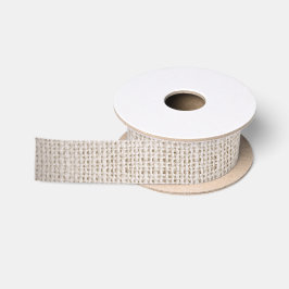 Rustikaler Burlap Satinband