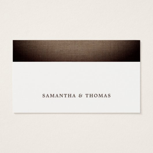 Rustikaler Burlbow, Windeldrehscheinkarte (Rückseite)