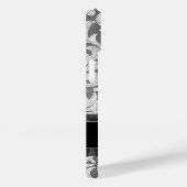 Rustikaler Chalkboard Lace Pattern Individuelle Na Case-Mate iPhone Hülle (Rückseite / Rechts)