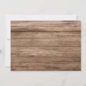 Rustikaler Charm "I DO GRILLEN" Engagement Party Einladung (Rückseite)