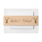 Rustikaler Charme Einladungsbanderole (Vorderseite Beispiel)