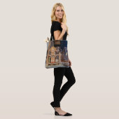 Rustikaler Charme: Keramik-Puppe auf einem Swing Tasche (Am Model)