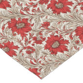 Rustikaler Charme: Sammlung der französischen Rote Großer Tischläufer (Ecke)