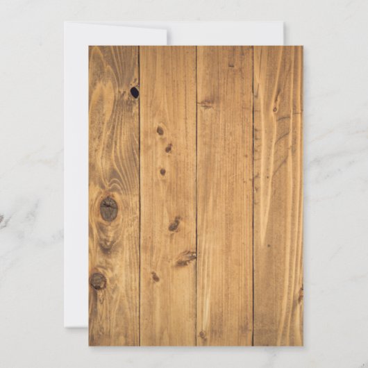 Rustikaler Chic Boho Sonnenblumen Cross Wood Weddi Save The Date (Rückseite)