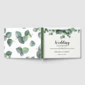 Rustikaler Chic Eucalyptus Bouquet Wedding Gästebuch (Voll)