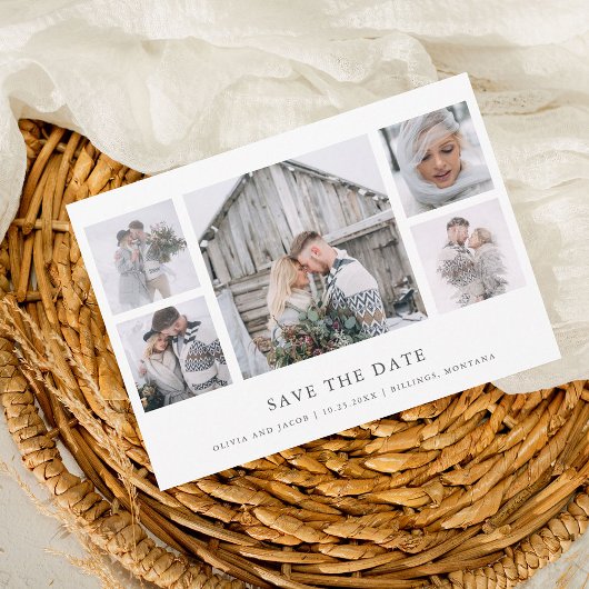 Rustikaler Chic | Foto Grid Save The Date