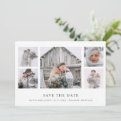 Rustikaler Chic | Foto Grid Save The Date (Stehend Vorderseite)