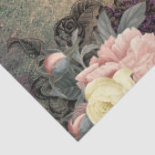 Rustikaler Chic, französisches Land, Blumenmuster, Seidenpapier (Ausschnitt)