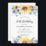 Rustikaler Chic Sonnenblume Blühende Weibchen Gebu Einladung<br><div class="desc">Personalisieren Sie diese rustikale schicke Sonnenblume Blumen Geburtstagseinladung mit Ihrer eigenen Formulierung einfach und schnell,  drücken Sie einfach den Knopf Anpassen,  um den Stil und die Platzierung des Textes weiter zu ordnen und zu formatieren.  Alle Texte sind editierbar.  Passende Artikel im Shop erhältlich!  c) das Happy Cat Studio.</div>