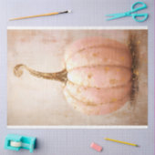 Rustikaler Chic Vintag Pink Pumpkin Decoupage Seidenpapier (Basteln)