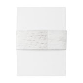 Rustikaler Chic Wedding Einladung Bauchband Einladungsbanderole (Rückseitenbeispiel)