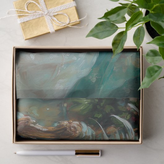 Rustikaler Chic Wedens Chickens Decoupage Seidenpapier (Geschenk)