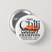 Rustikaler Chili Cook Off Teamsieger Champion Button (Vorne & Hinten)