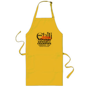Rustikaler Chili Cook Off Teamsieger Champion Lange Schürze