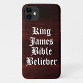 Rustikaler Christlicher Glaube König James Bible Case-Mate iPhone Hülle (Rückseite)