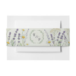 Rustikaler Cotgingcore Hochzeitsband Einladungsbanderole