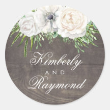 Rustikaler Country Chic | Weißes Blume-Hochzeit