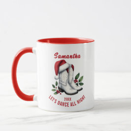 Rustikaler Cowboy Boots Tasse