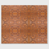 Rustikaler Cowboy-Western - Laienmalerei Geschenkpapier (Flach)