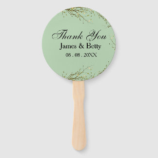 Rustikaler Dank Ihnen für Tags Fächer