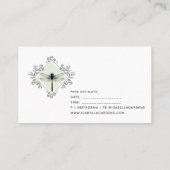 Rustikaler Drachenflieger Blumengarten Landscaper Visitenkarte (Rückseite)