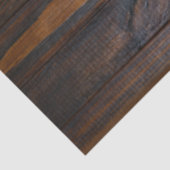 Rustikaler Dunkler Holzteppich Seidenpapier (Ausschnitt)