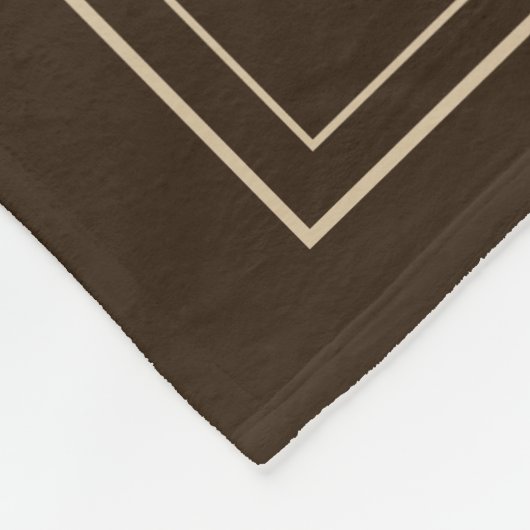 Rustikaler Eichhörnchenname Fleecedecke (Ecke)