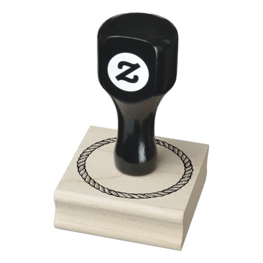 Rustikaler, einfacher Cartoon-Rahmen Gummistempel (Stempel)
