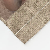 Rustikaler Einfaltspinsel aus Foto der Familie 8 Fleecedecke (Ecke)