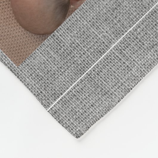 Rustikaler Einfaltspinsel aus Foto der Familie 8 Fleecedecke (Ecke)