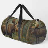 Rustikaler Elchwaldwaldsee Duffle Bag (Rechte Ecke)