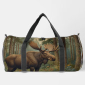 Rustikaler Elchwaldwaldsee Duffle Bag (Rückseite)