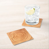 Rustikaler Elm-Körner-Zweig-Untersetzer Rechteckiger Pappuntersetzer (Vor Ort)