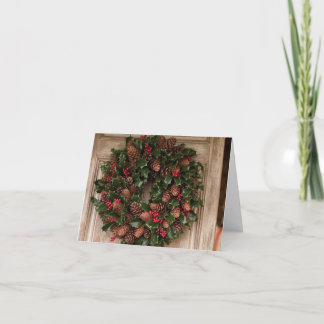 Rustikaler Empfang Feiertagskarte