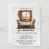 Rustikaler Erntedank Ansammlung Einladung (Vorderseite)