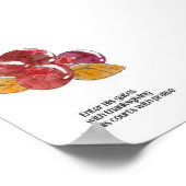 Rustikaler Erntedank Christliche Kunst Poster (Ecke)