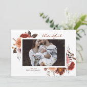 Rustikaler Erntedank Feiertagskarte (Stehend Vorderseite)