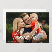 rustikaler Erntedank Feiertagskarte (Vorne/Hinten)