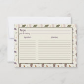 Rustikaler Erntedank Herbst Blätter Rezept (Vorderseite)