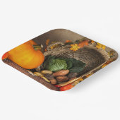 Rustikaler Erntedank Pappteller (Gewinkelt)