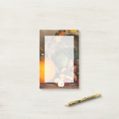 Rustikaler Erntedank Post-it Klebezettel (Auf Schreibtisch)