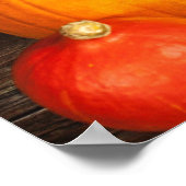 Rustikaler Erntedank Poster (Ecke)