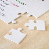 Rustikaler Erntedank Pumpkin Wasserfarben Herbst Puzzle (Seite)