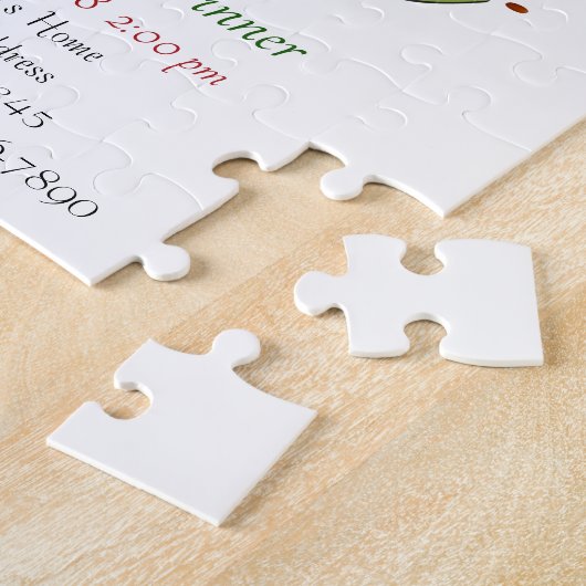 Rustikaler Erntedank Pumpkin Wasserfarben Herbst Puzzle (Seite)