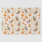 Rustikaler Erntedank Pumpkins Decoupage Wassercolo Seidenpapier (Vorderseite)