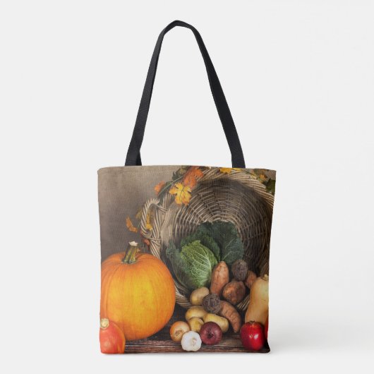 Rustikaler Erntedank Tasche (Rückseite)