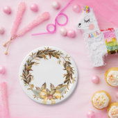 Rustikaler Erntedankwreath-Papier-Teller 7" Pappteller (Party)