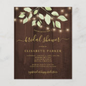 Rustikaler Eukalyptus Haushalt Braudusche Einladun (Vorderseite)