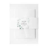 Rustikaler Eukalyptus-Script-Sommer Einladungsbanderole (Vorderseite Beispiel)